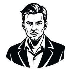 Business Man Avatar Vector Icon