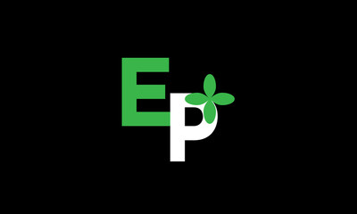 EP Leaf Logo Initial Green Nature