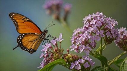 Obraz premium Butterfly on the Flower 