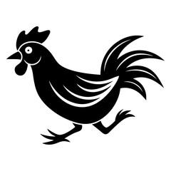 hen and chicken Vector