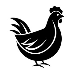 hen and chicken Vector
