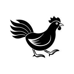 Fototapeta premium hen and chicken Vector
