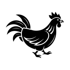 hen and chicken Vector
