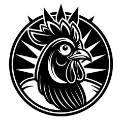 hen and chicken Vector