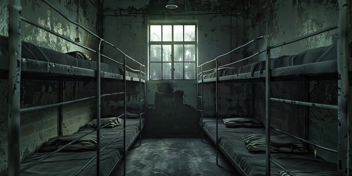 The Empty Quarters: A vast expanse of empty barracks, devoid of life and activity