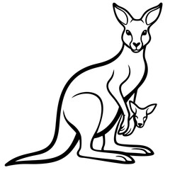Kangaroo Vector