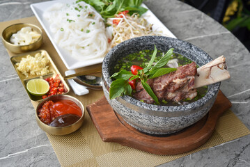 A bowl of Vietnamese Phở