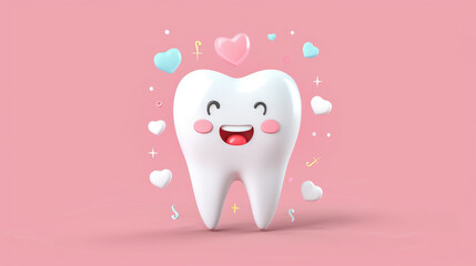 Explore a detailed flat design illustration highlighting tooth decay prevention methods, suitable for educational materials and dental health campaigns.