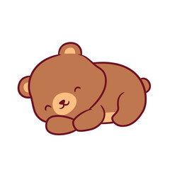 Adorable cute Bear Cartoon celebrating perfect for mercendhise printing purposes