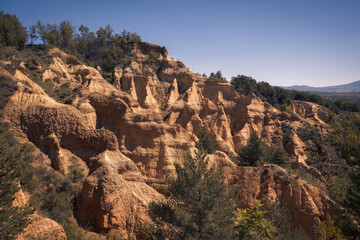 Esterregalls D'All Badlands in La Cerdanya, Catalonia