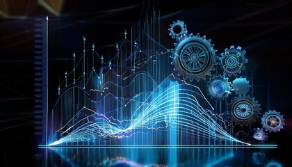 Obraz premium Economic growth and market trends.