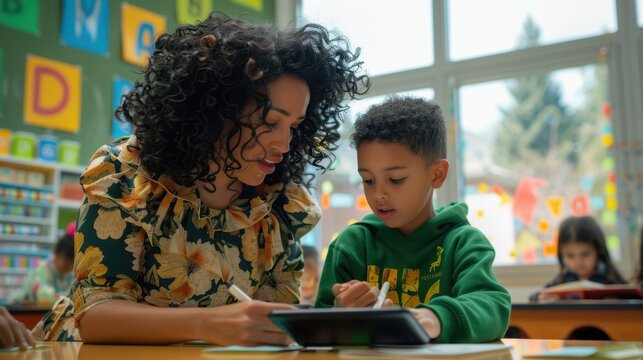 The teacher and student interaction