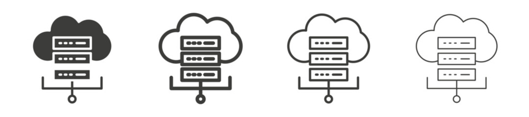 Data center vector icon