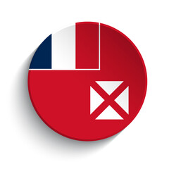 Wallis and Futuna flag button