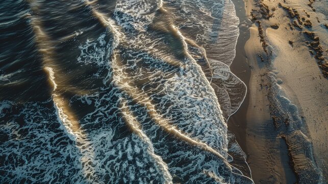 Witness the changing tides of a coastal landscape, capturing the ebb and flow of water from the sky