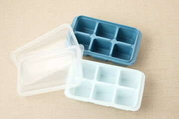 Empty Silicone Ice Cube Mold

