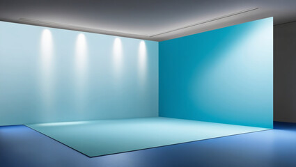a sleek and modern studio setting featuring a seamless