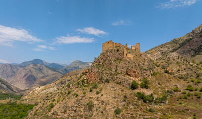 A view from Sapaca Castle in Uzundere, Erzurum, Turkey, Travel Turkey