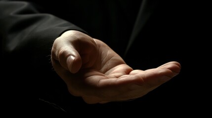 hand of businessman