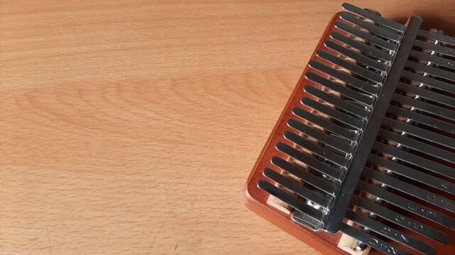 play instrumental music kalimba or thumb piano