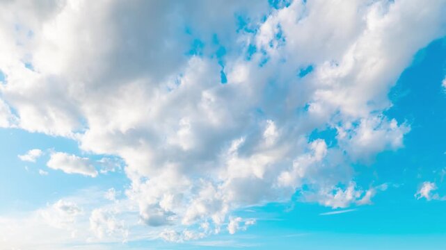 青空と雲のタイムラプス