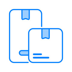 Parcel icon. Parcel, Package, Delivery, Shipping, Box, Logistics, Courier, packaging, Shipment.Vector icon illustration