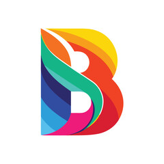 B letter logo design