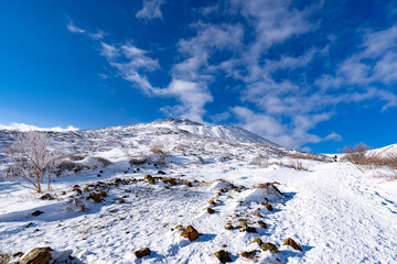 厳冬期の那須岳