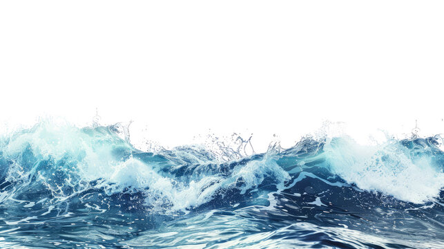 sea ​​wave transparent background