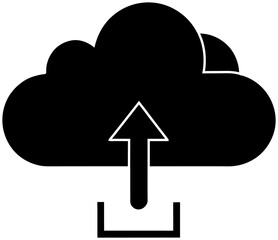 Upload icon symbol vector image