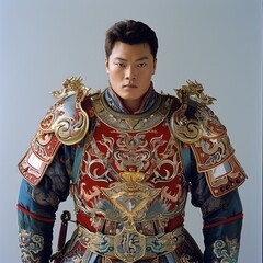 Mongolian Warrior in Battle