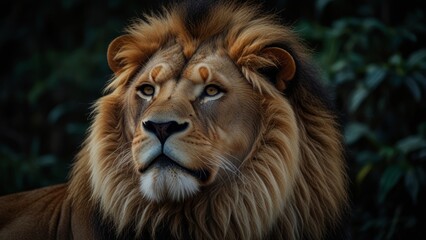 Majestic Lion Portrait