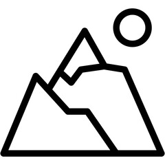 Mountain, Mountains, Altitude, Snow, Landscape, Nature Icon