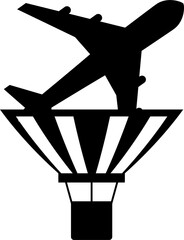 Plane, Aircraft vector icon, Airplane icon