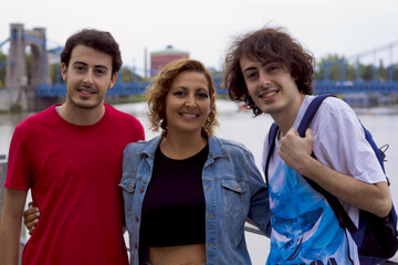 portrait of a beautiful young woman in wroclaw , Poland