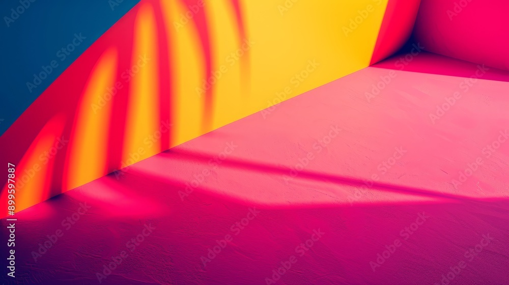 Poster abstract background with vibrant colors and dynamic light patterns. perfect for modern design projec