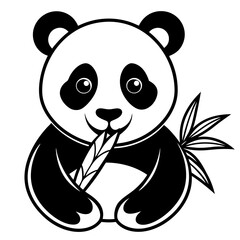 panda bear Vector