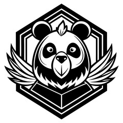panda bear Vector