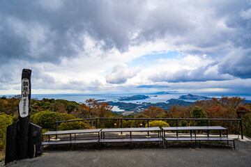 朝熊山頂展望台