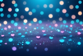 bokeh and glitter sweet background