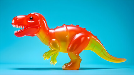 Fototapeta premium Jelly gummy dinosaur