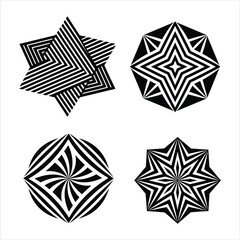 Lesar Circle Cut Design with white background