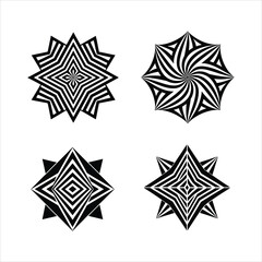 Lesar Circle Cut Design with white background