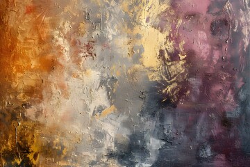 Expressive Brush Strokes. Textured abstract background with rough brush strokes.