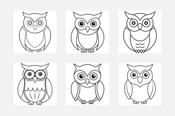 Explore Owl Line Art for Kids Coloring Adventures
