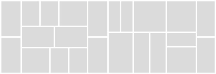 Pictures or photos frame collage abstract photo frames and digital photo wall template