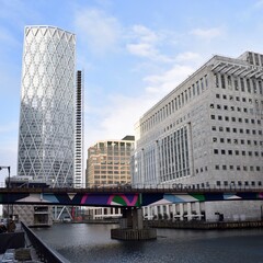 Obraz premium Building in London, Canary Wharf, Financial District