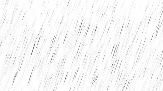 2d animated rain falling on a black background, hand drawn rain animation effect, animation doodle
