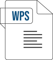 WPS ip icon black outline