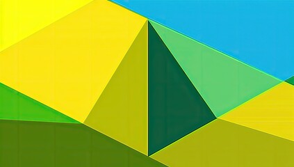 Fototapeta premium Abstract Geometric Art in Bright Colors